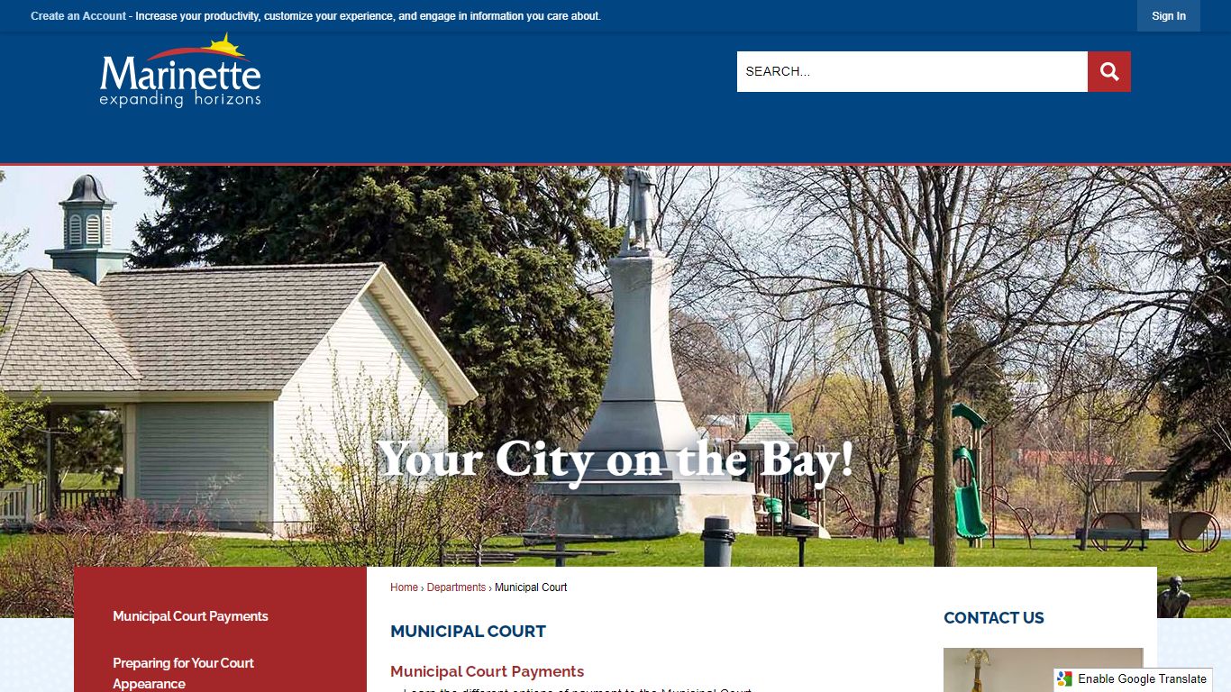Municipal Court | Marinette, WI
